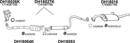 Veneporte 180013 - Система выпуска ОГ abcparts.ee
