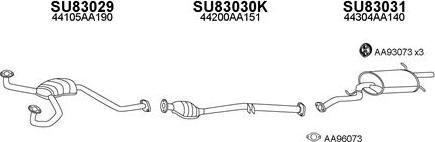 Veneporte 830011 - Система выпуска ОГ abcparts.ee