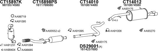 Veneporte 290004 - Система выпуска ОГ abcparts.ee