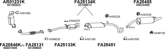 Veneporte 250416 - Система выпуска ОГ abcparts.ee