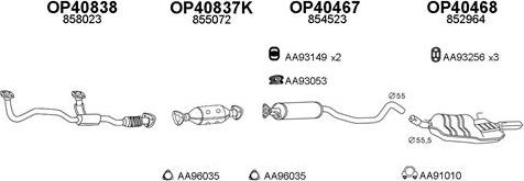 Veneporte 770080 - Система выпуска ОГ abcparts.ee