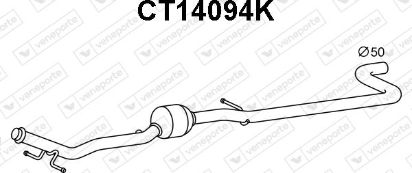 Veneporte CT14094K - Катализатор abcparts.ee