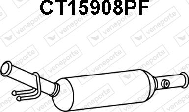 Veneporte CT15908PF - Катализатор СКВ abcparts.ee