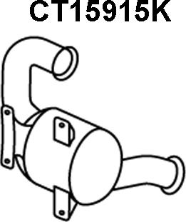 Veneporte CT15915K - Катализатор abcparts.ee