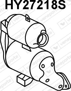 Veneporte HY27218S - Сажевый / частичный фильтр, система выхлопа ОГ abcparts.ee