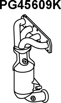 Veneporte PG45609K - Катализатор коллектора abcparts.ee