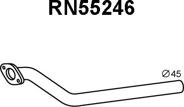 Veneporte RN55246 - Труба выхлопного газа abcparts.ee