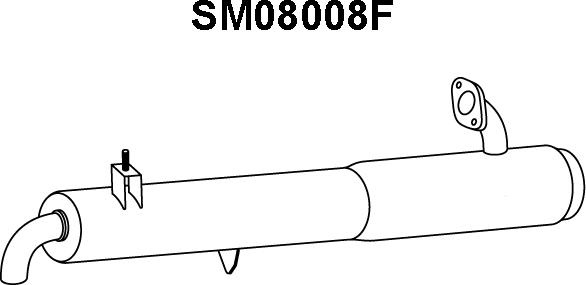 Veneporte SM08008F - Сажевый / частичный фильтр, система выхлопа ОГ abcparts.ee