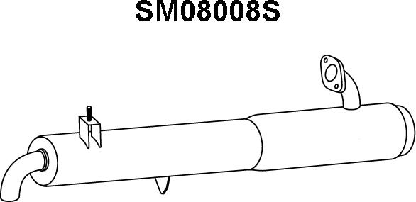 Veneporte SM08008S - Сажевый / частичный фильтр, система выхлопа ОГ abcparts.ee