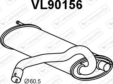 Veneporte VL90156 - Lõppsummuti abcparts.ee