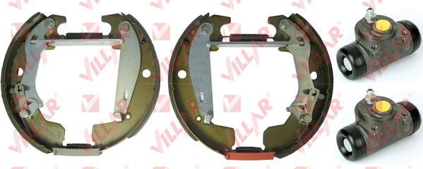 Villar 608.9251 - Комплект тормозных колодок, барабанные abcparts.ee