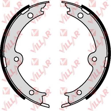 Villar 629.0403 - Комплект тормозов, ручник, парковка abcparts.ee