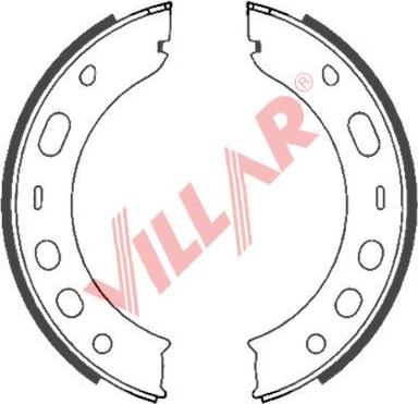 Villar 629.0851 - Комплект тормозов, ручник, парковка abcparts.ee