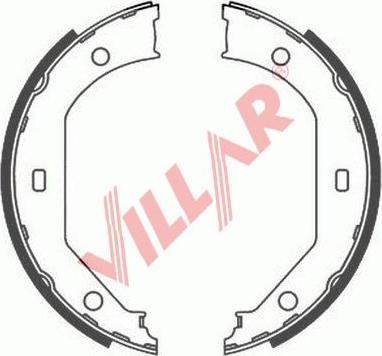 Villar 629.0810 - Комплект тормозов, ручник, парковка abcparts.ee