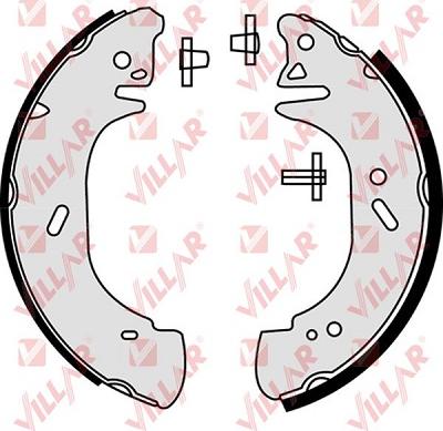 Villar 629.0374 - Комплект тормозных колодок, барабанные abcparts.ee