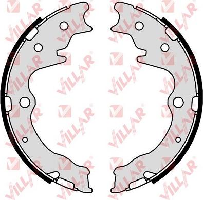 Villar 629.0296 - Комплект тормозов, ручник, парковка abcparts.ee