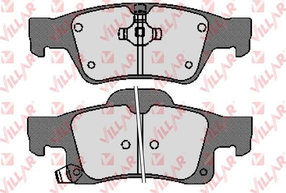Villar 626.1737 - Тормозные колодки, дисковые, комплект abcparts.ee
