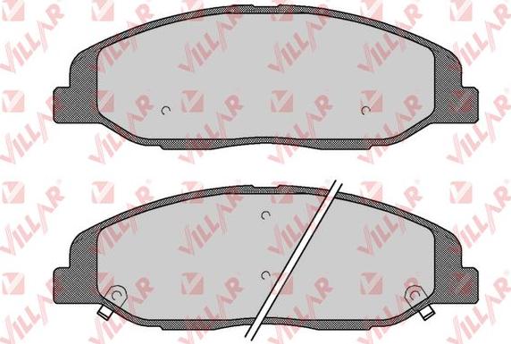 Villar 626.1779 - Тормозные колодки, дисковые, комплект abcparts.ee