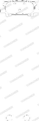 Wagner WBP23967A - Тормозные колодки, дисковые, комплект abcparts.ee