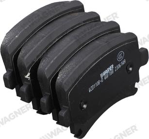 Wagner WZD1108-D - Тормозные колодки, дисковые, комплект abcparts.ee