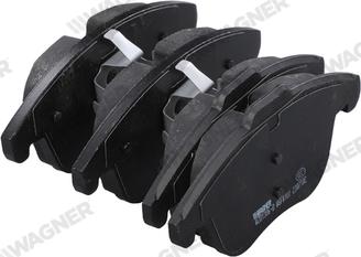 Wagner WZD1306-D - Тормозные колодки, дисковые, комплект abcparts.ee