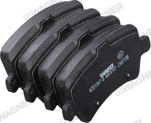 Wagner WZD1307-D - Тормозные колодки, дисковые, комплект abcparts.ee