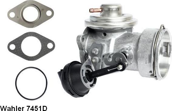 WAHLER 7451D - Клапан возврата ОГ abcparts.ee