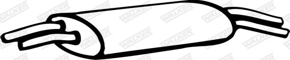 Walker 05975 - Глушитель выхлопных газов, конечный abcparts.ee