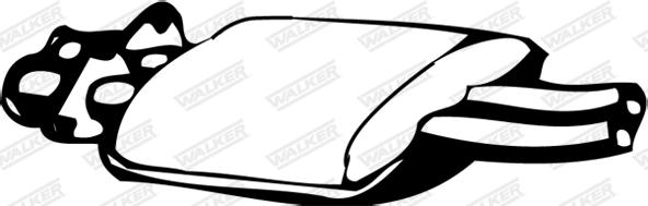 Walker 05973 - Предглушитель выхлопных газов abcparts.ee