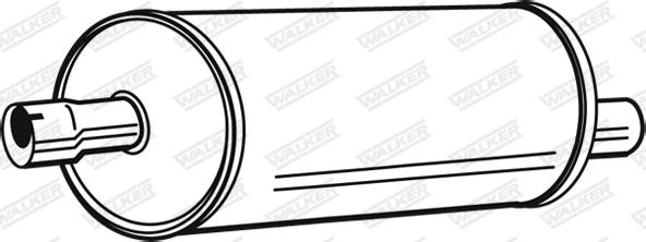 Walker 08429 - Средний глушитель выхлопных газов abcparts.ee