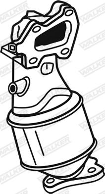 Walker 20865 - Катализатор abcparts.ee