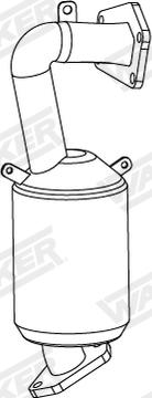 Walker 28891 - Катализатор abcparts.ee