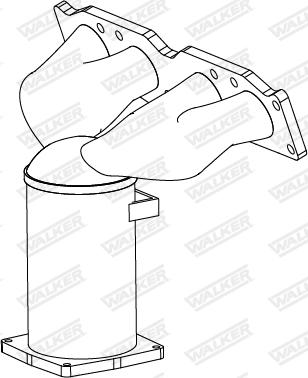 Walker 28845 - Катализатор abcparts.ee