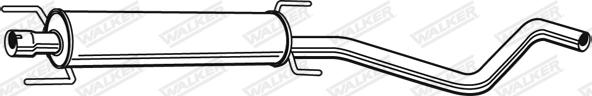Walker 23427 - Средний глушитель выхлопных газов abcparts.ee