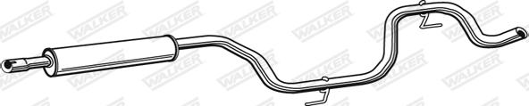 Walker 23035 - Средний глушитель выхлопных газов abcparts.ee
