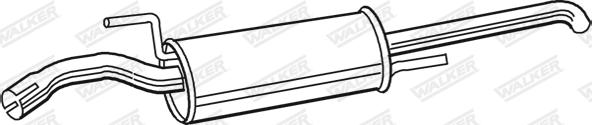 Walker 22365 - Глушитель выхлопных газов, конечный abcparts.ee