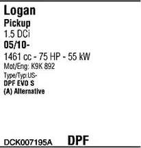 Walker DCK007195A - Система выпуска ОГ abcparts.ee