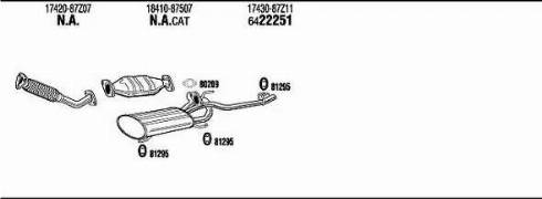 Walker DH35004 - Система выпуска ОГ abcparts.ee