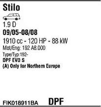 Walker FIK018911BA - Система выпуска ОГ abcparts.ee