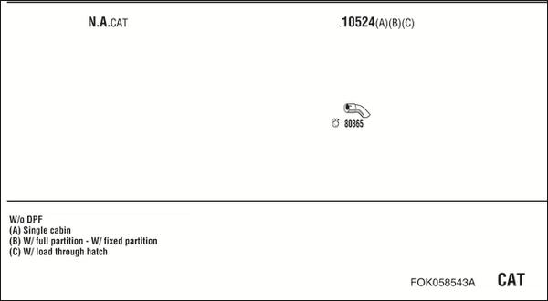 Walker FOK058543A - Система выпуска ОГ abcparts.ee
