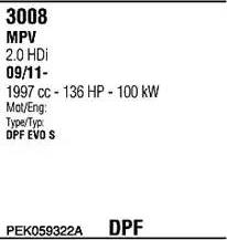 Walker PEK059322A - Система выпуска ОГ abcparts.ee