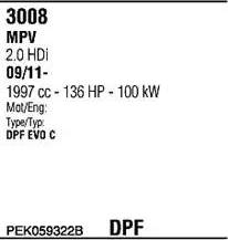 Walker PEK059322B - Система выпуска ОГ abcparts.ee