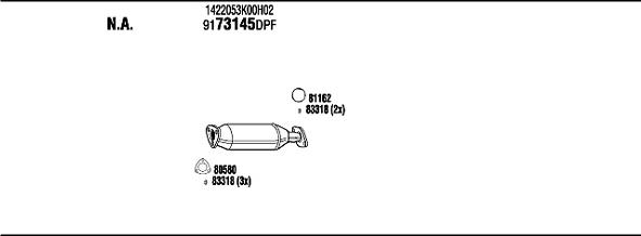 Walker SZK028149B - Система выпуска ОГ abcparts.ee