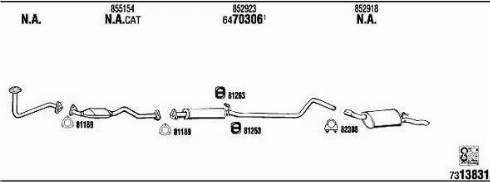 Walker VH20280 - Система выпуска ОГ abcparts.ee