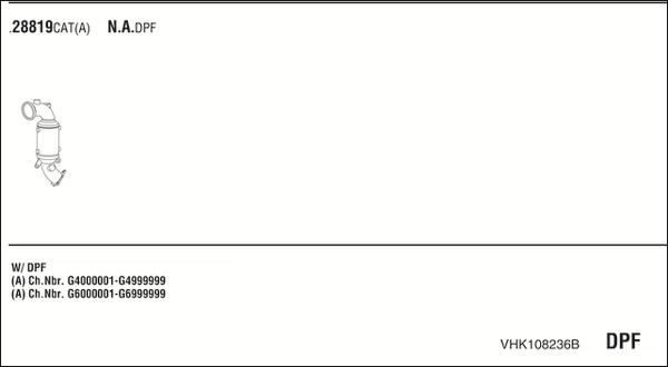Walker VHK108236B - Система выпуска ОГ abcparts.ee