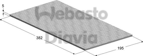 Webasto 82D0325136A - Фильтр воздуха в салоне abcparts.ee