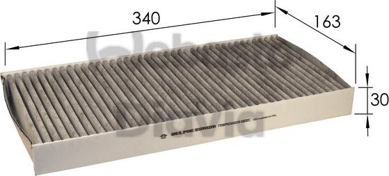 Webasto 82D0325122CA - Фильтр воздуха в салоне abcparts.ee