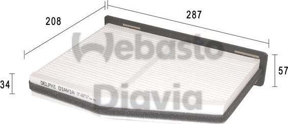 Webasto 82D0325174A - Фильтр воздуха в салоне abcparts.ee