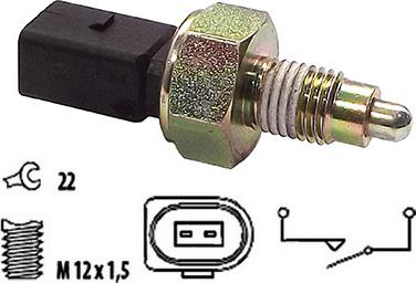 WE PARTS 461640009 - Датчик включения фары заднего хода abcparts.ee