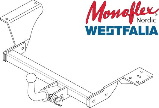 Westfalia 341030600001 - Прицепное устройство, фаркоп abcparts.ee
